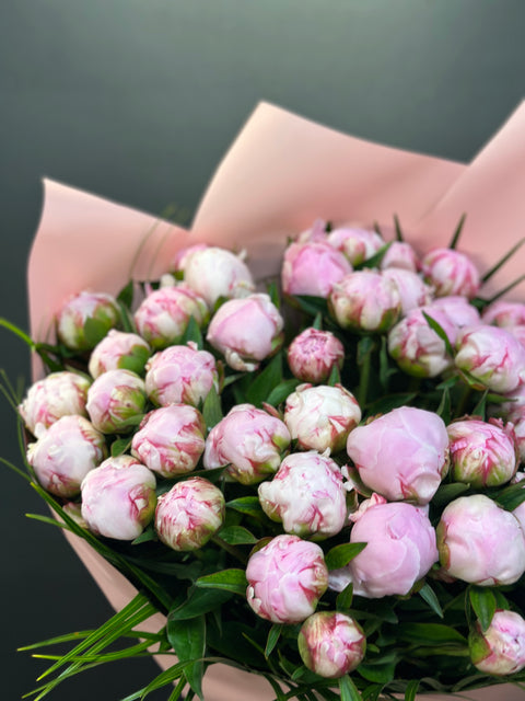 no:51 adet Toz Pembe Şakayık Buketi