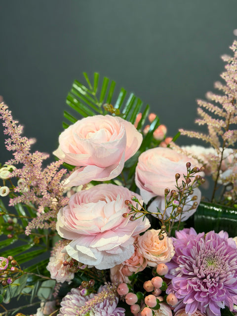 Golden Blush – Gold Vazoda Lüks Pastel Aranjman