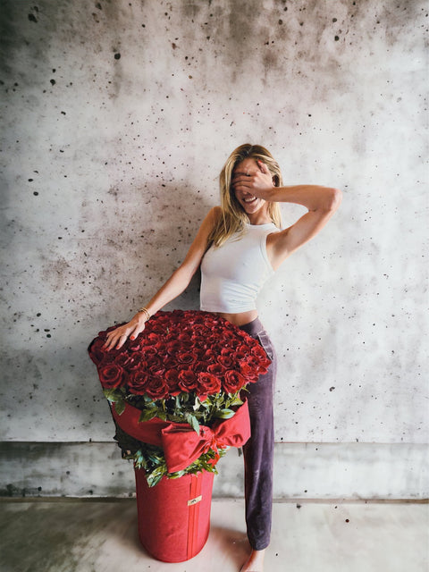 One & Only 101 roses in a giant box